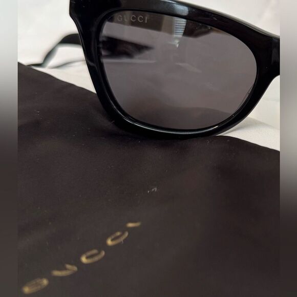 Gucci Black&Gold Mother of Pearl Sunglasses Retro main image 13